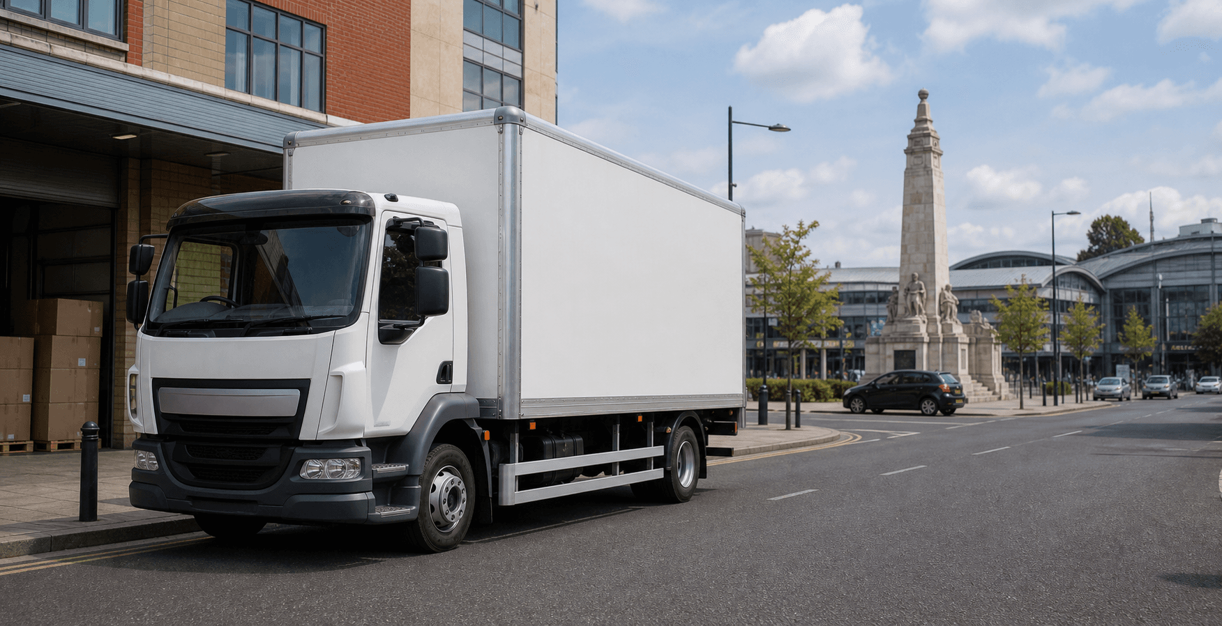 Self-drive truck available for heavier transport in Newport