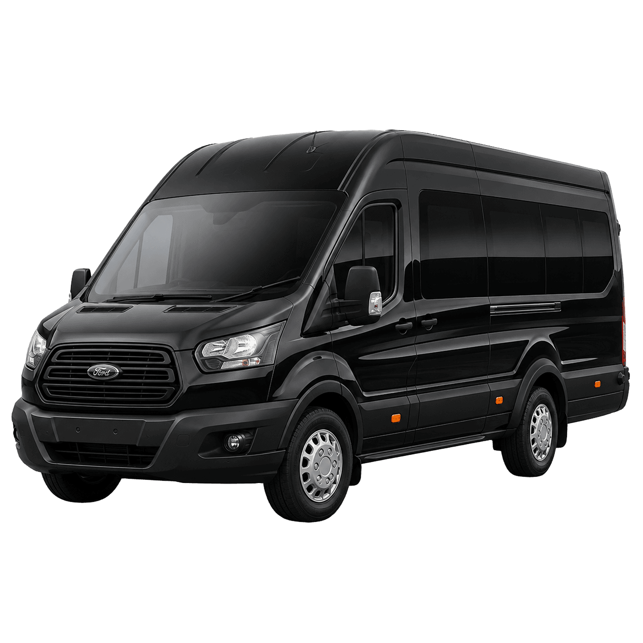 Modern self-drive minibus for longer journeys from Newport